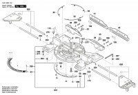 Bosch 3 601 M23 100 Gcm 12 Sde Slide Mitre Saw 230 V / Eu Spare Parts